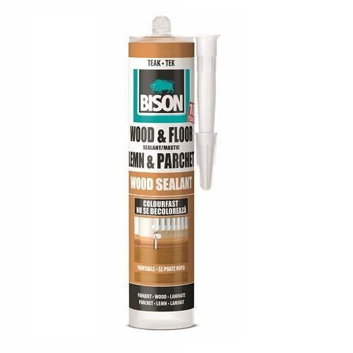 Mastic pentru lemn BISON Wood Sealant, 300ml, tek